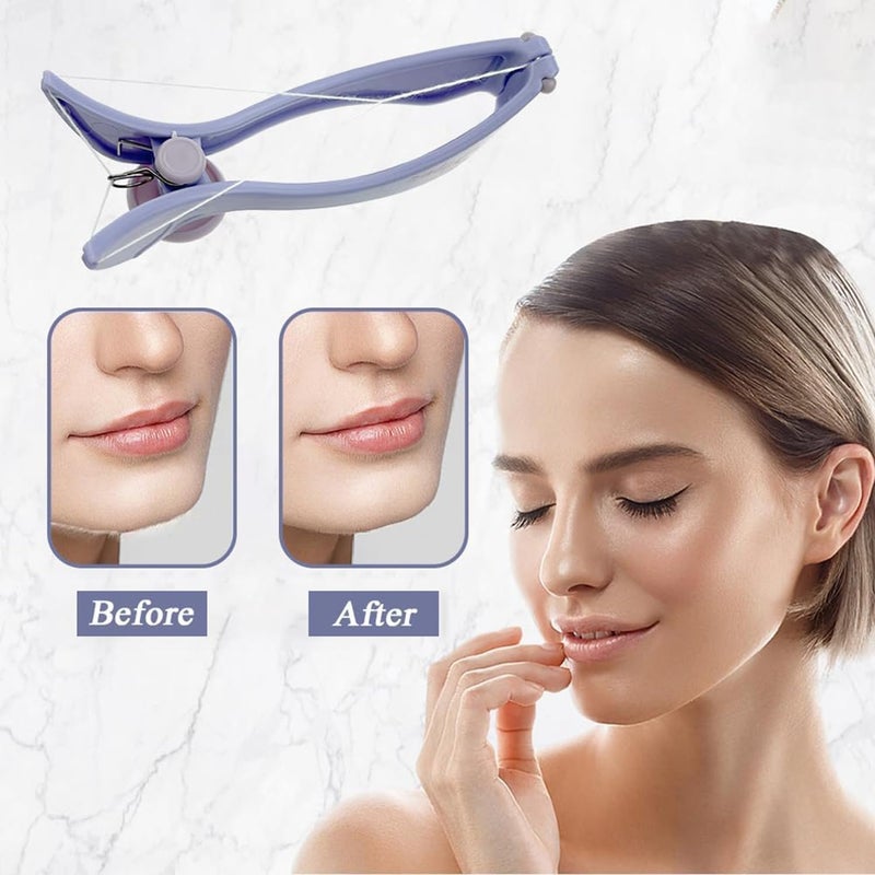 Bukela Face Hair Remover, Manual Portable Epilator, Beauty Tools for Women Face Neck Hair Removing - Image 2